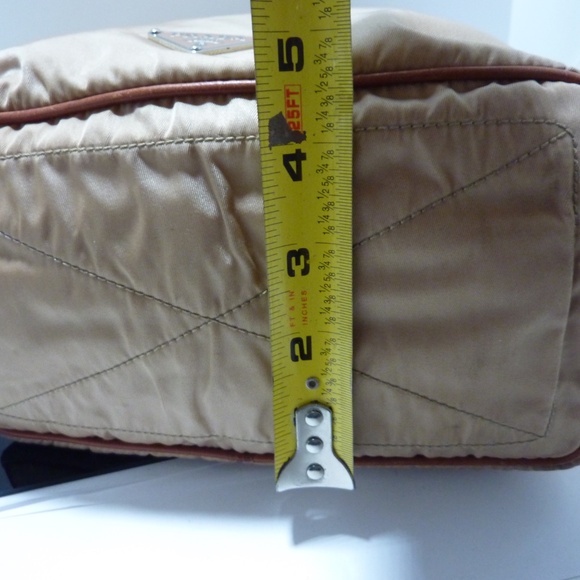 Prada Vintage BEIGE  Nylon Shoulder Bag - Picture 10 of 16